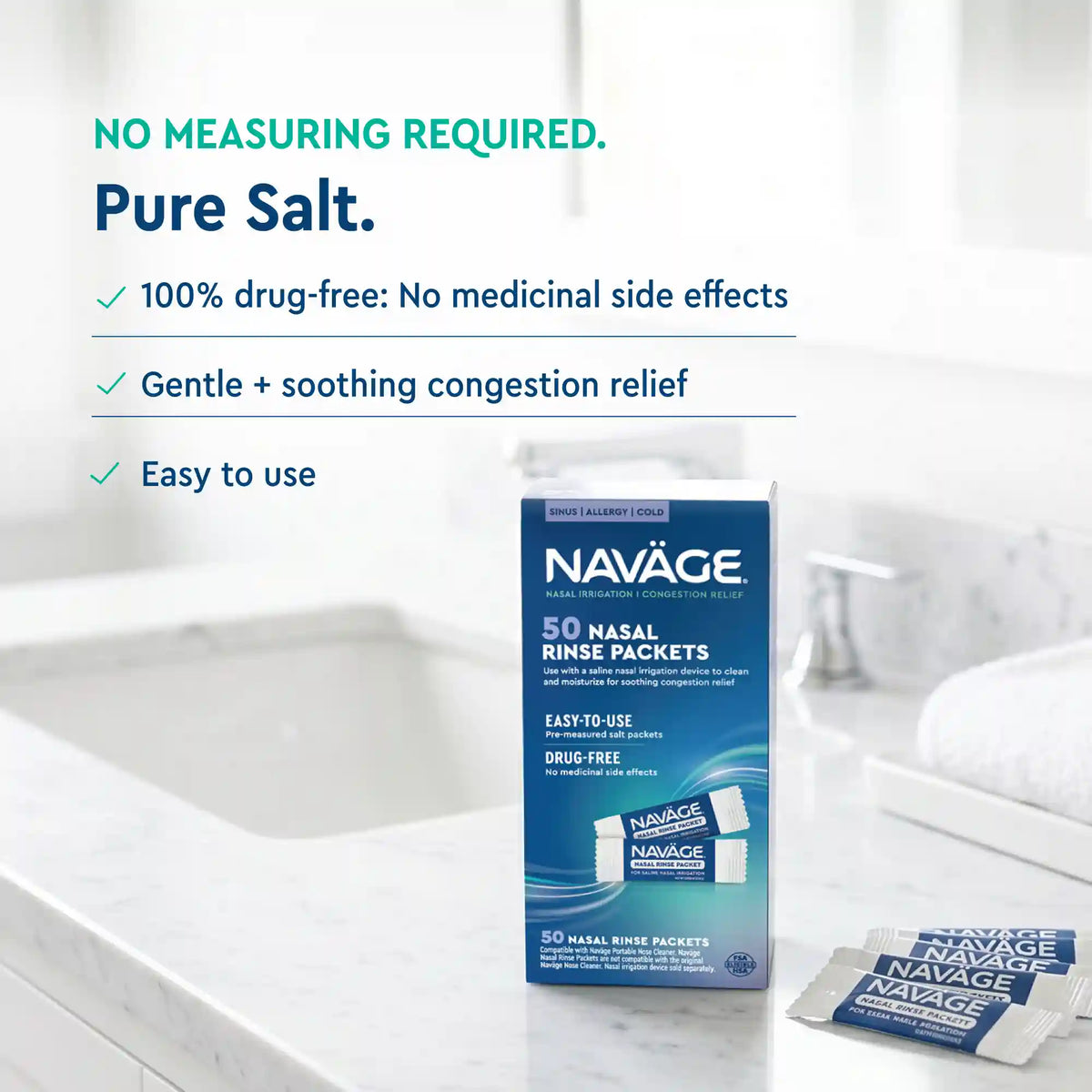 Naväge Nasal Rinse Packets (50 ct)