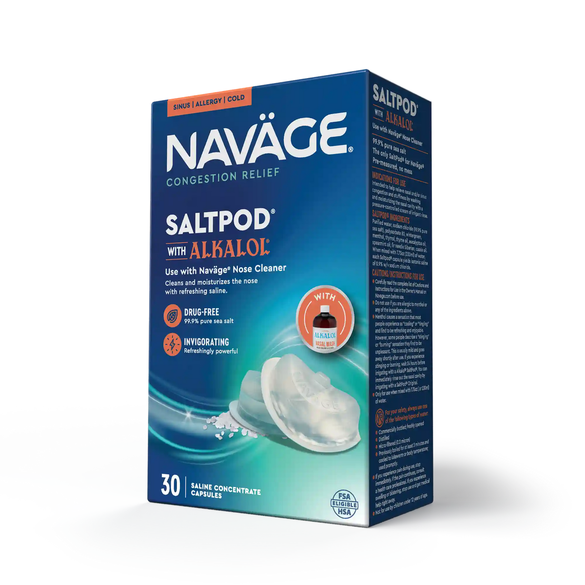 Naväge Alkalol SaltPod 30-Pack